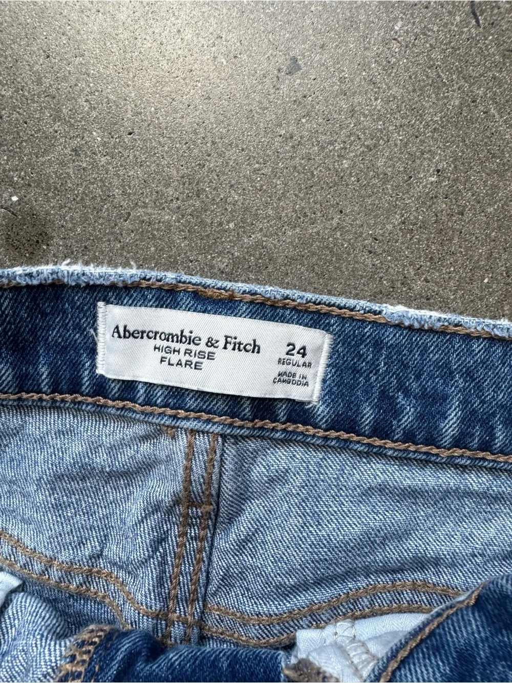 Abercrombie & Fitch Women's High-Rise Flare Jeans